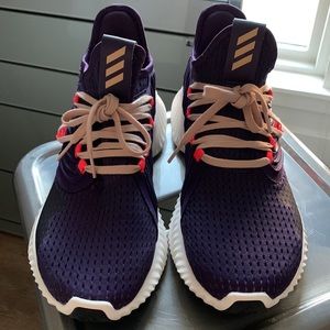 Purple Adidas Alphabounce Sneakers - Size 9 Women’s / 7.5 Men’s